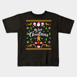 My First Christmas Sweater Kids T-Shirt